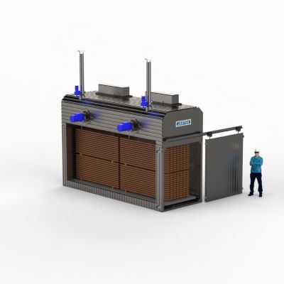 Thermowood - puun lämpökäsittelykamari